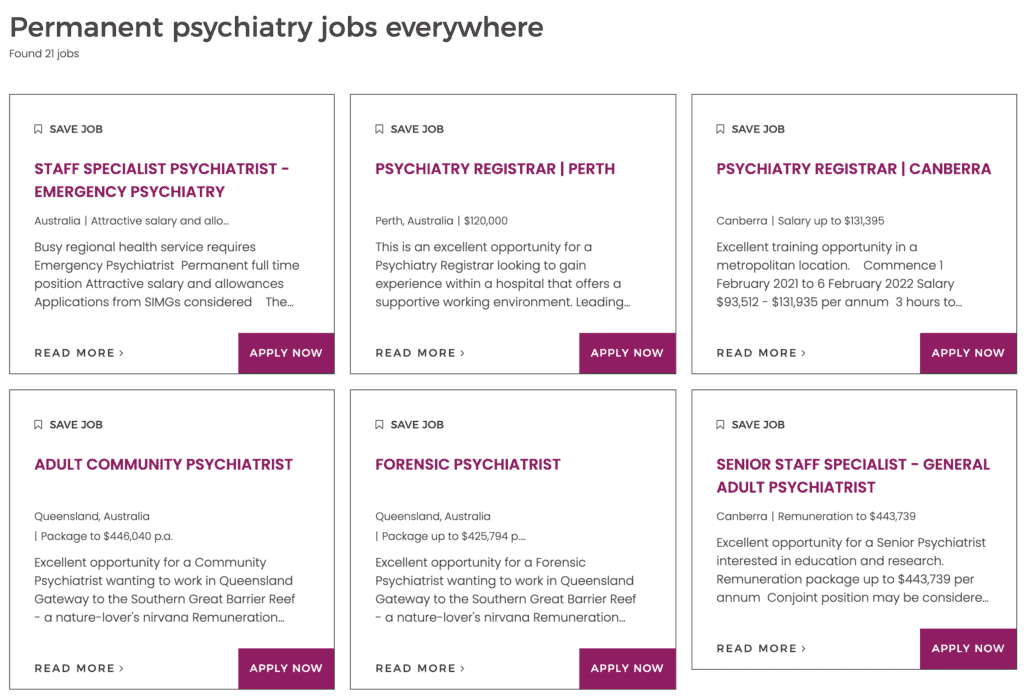 psychiatrists australia